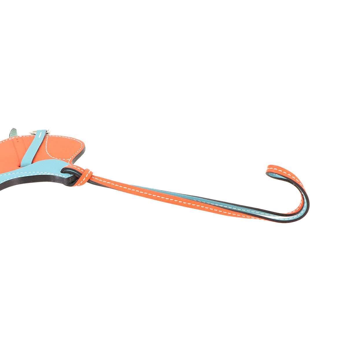 Paddock Selle Bag Charm Swift Orange poppy Blue Saint Cyr