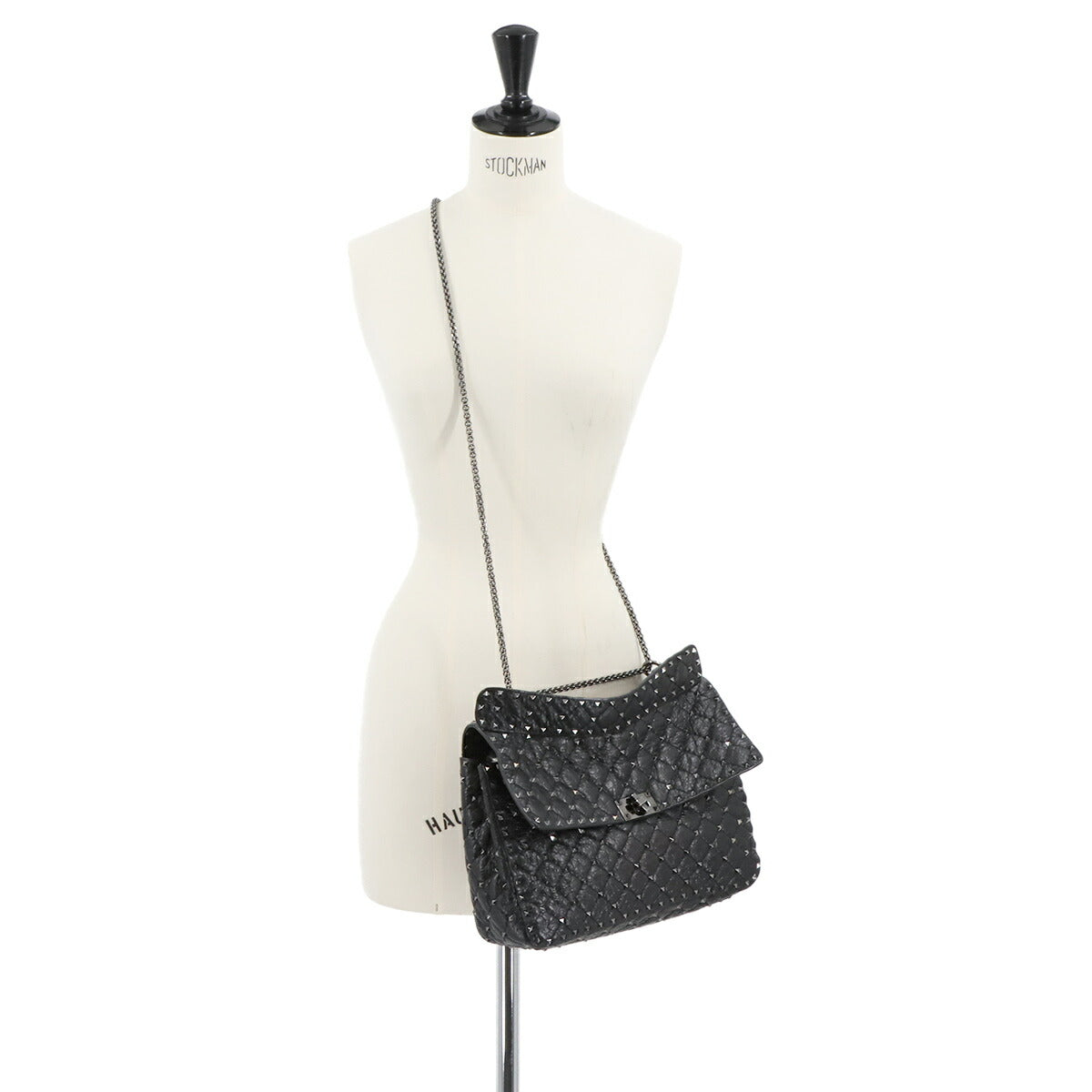 Rockstuds Spike Large 2way Hand Chain Shoulder Bag