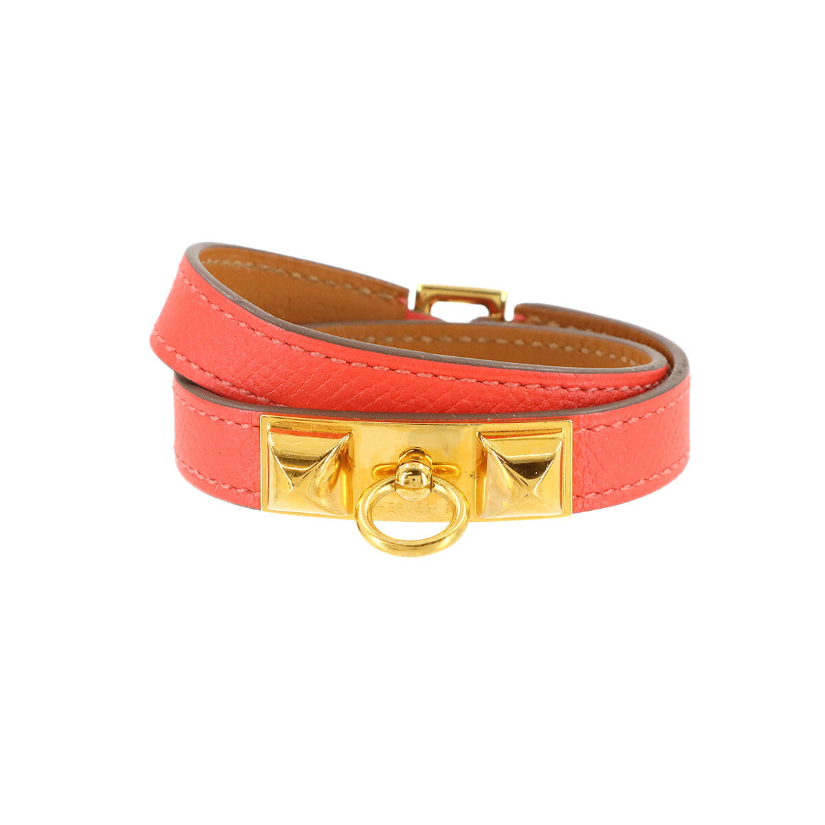 Rivale Double Tour Bracelet Epsom Rose Jaipur