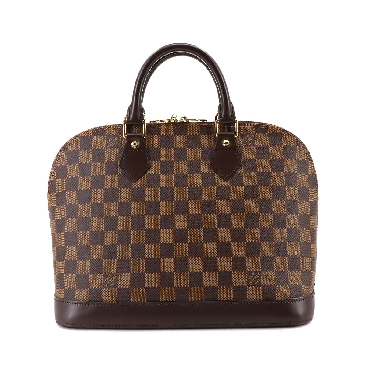 Damier Alma PM Hand Bag Ebene Brown N51131 Purse