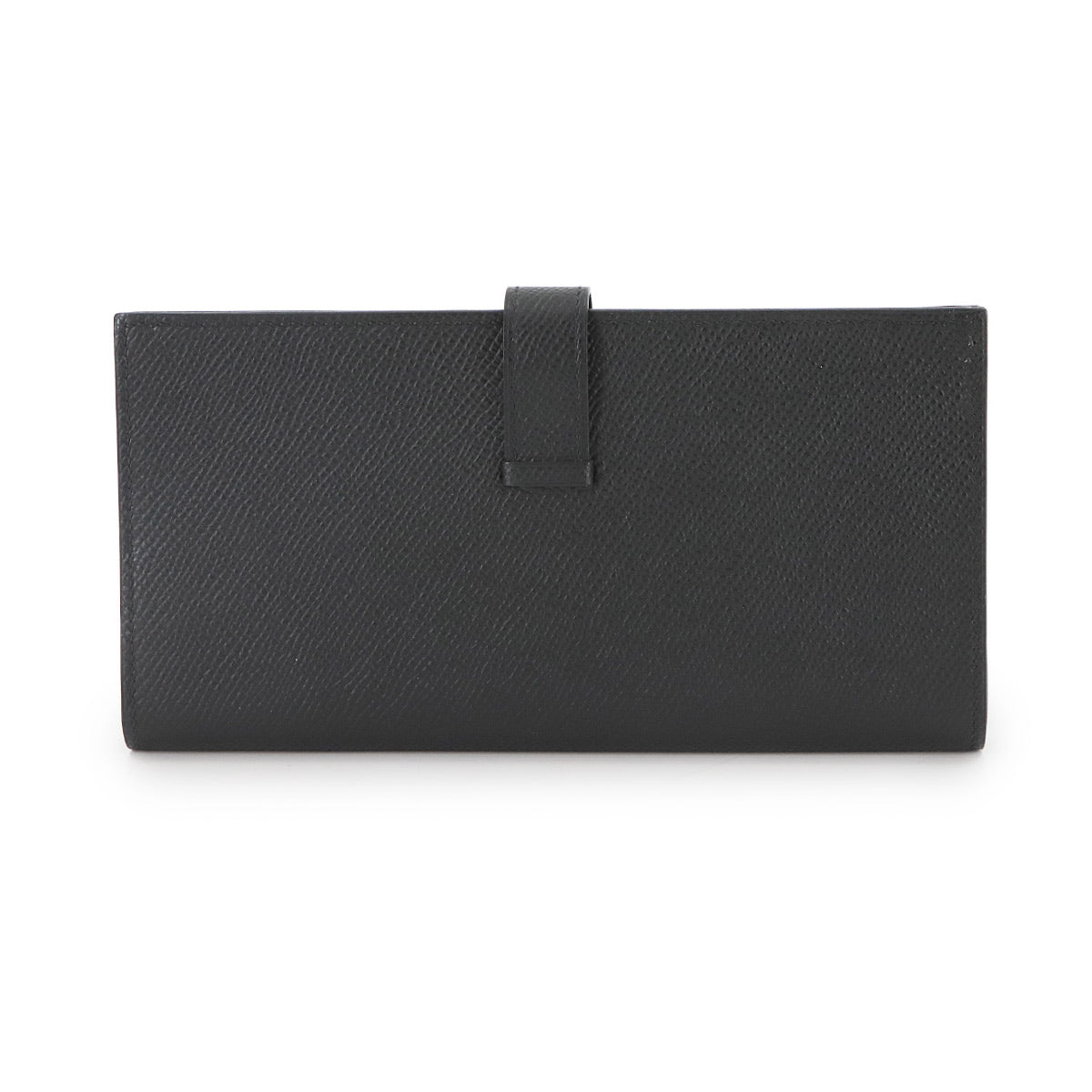 Bearn Soufflet Long Wallet Epsom Black Purse