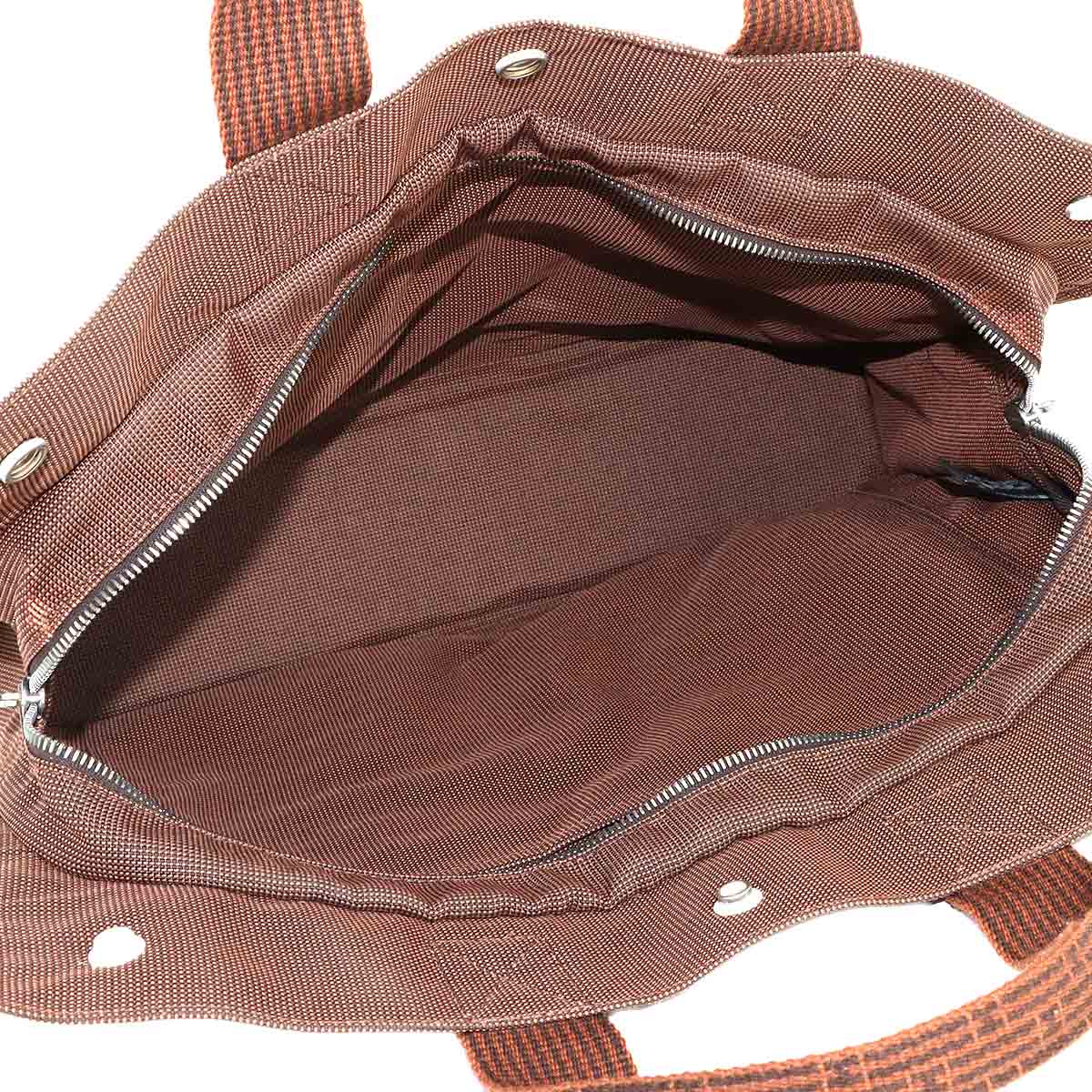 Herline Tote MM Bag Canvas Brown Unisex Purse
