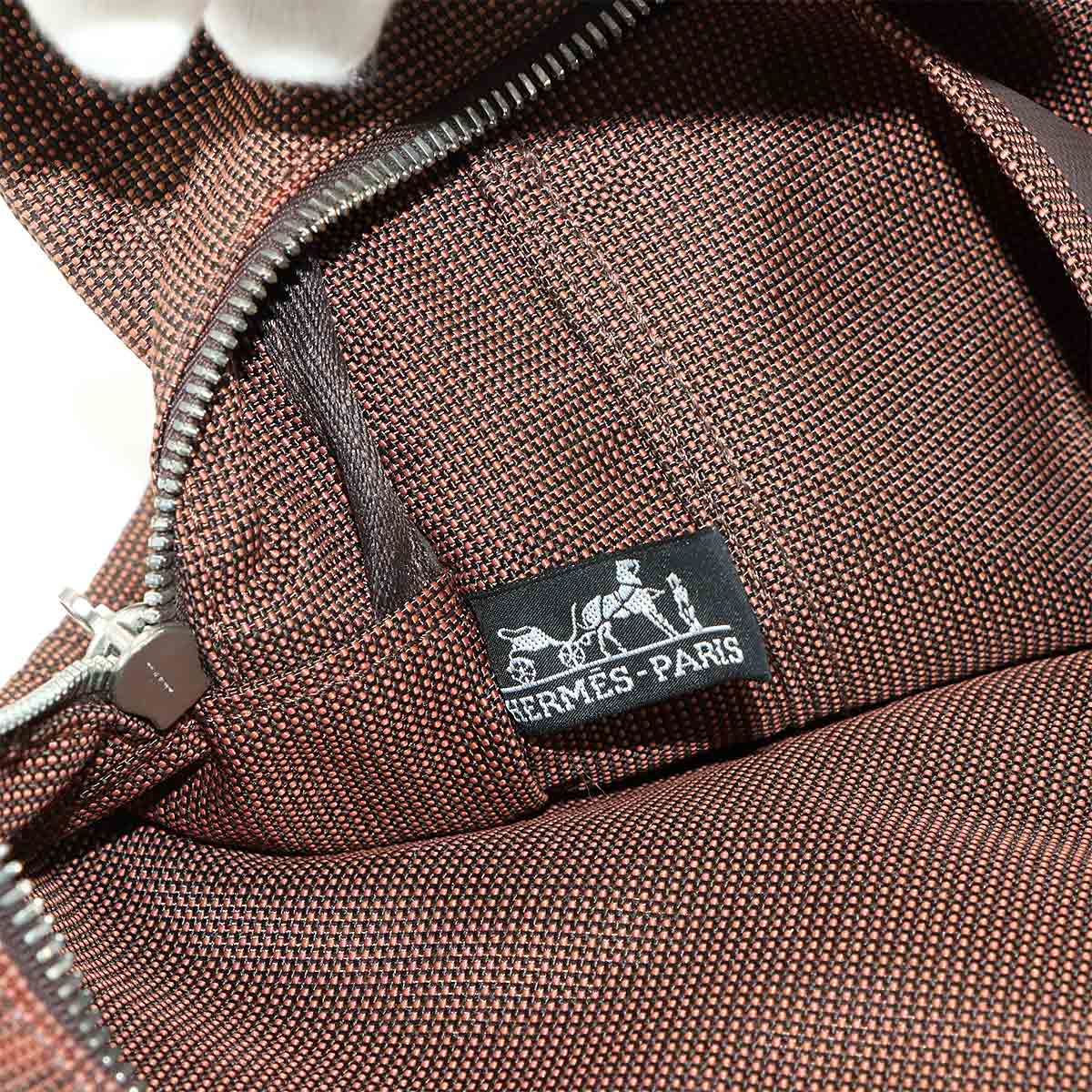 Herline Tote MM Bag Canvas Brown Unisex Purse