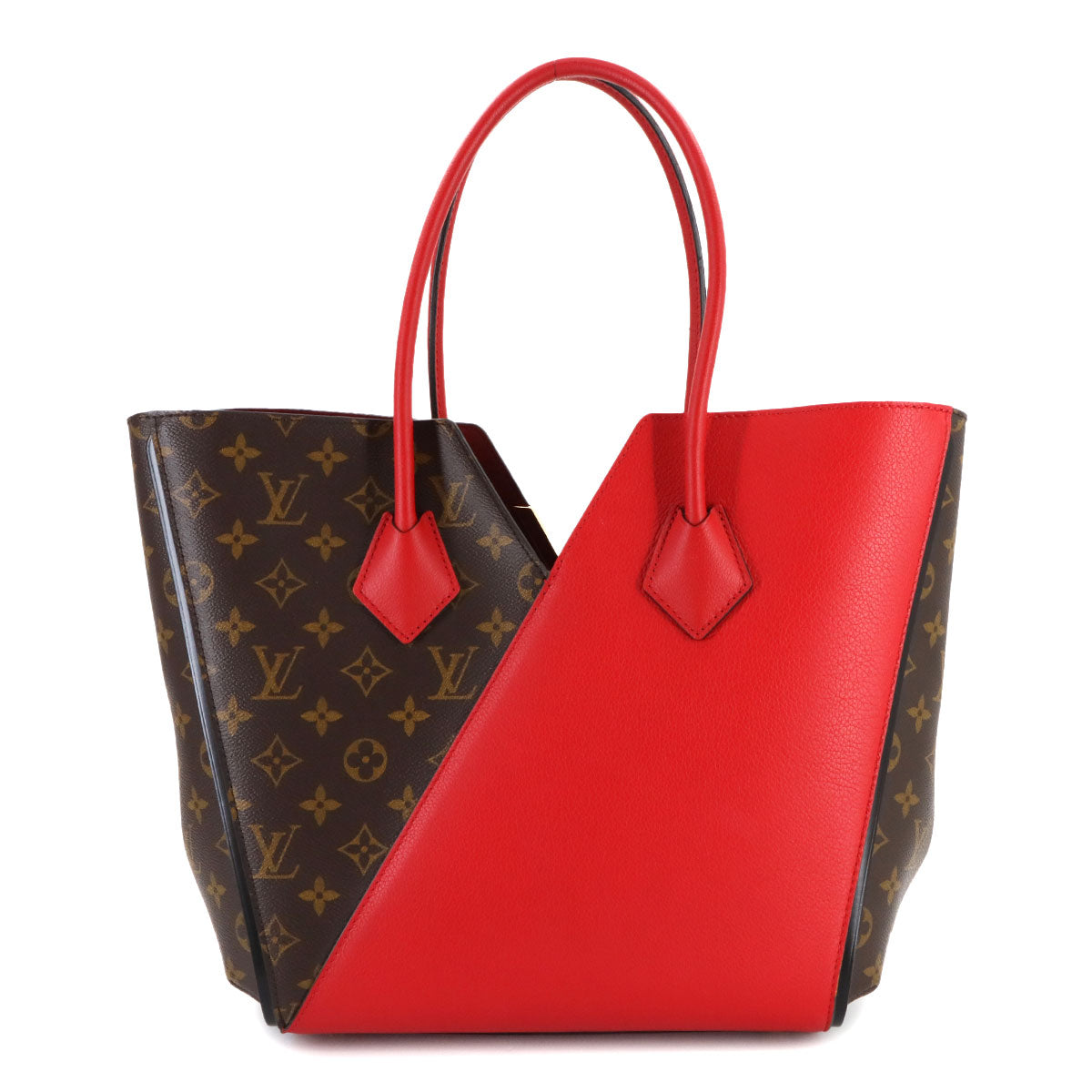 Monogram Kimono MM Tote Bag Leather Cerise M40459 Purse