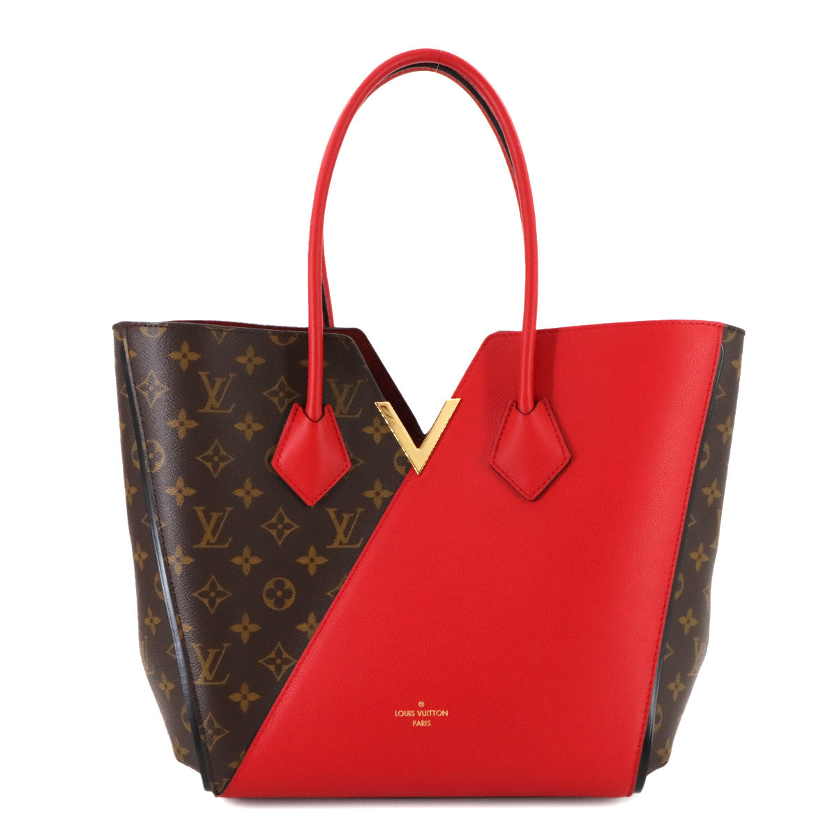 Monogram Kimono MM Tote Bag Leather Cerise M40459 Purse