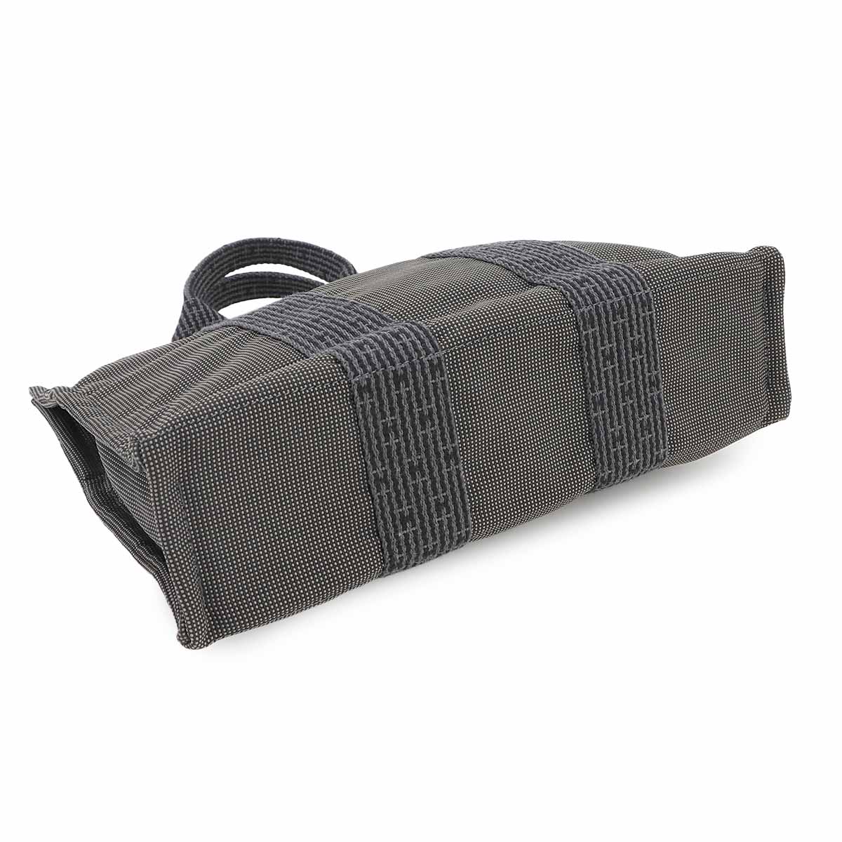 Herline Tote PM Bag Canvas Gray Unisex Purse