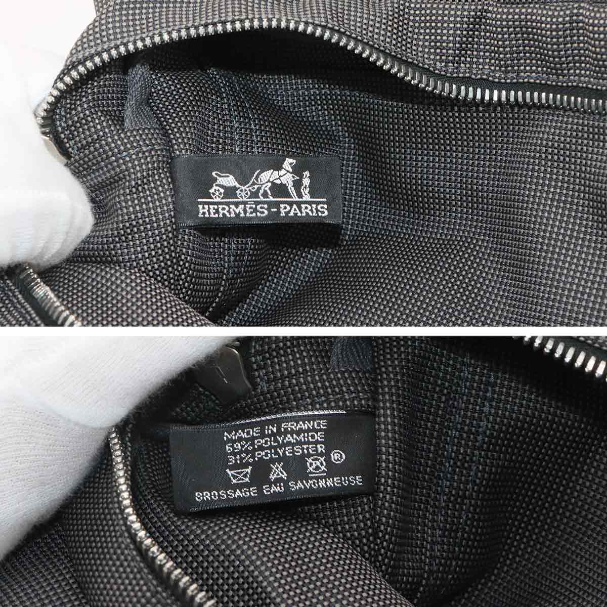 Herline Tote PM Bag Canvas Gray Unisex Purse