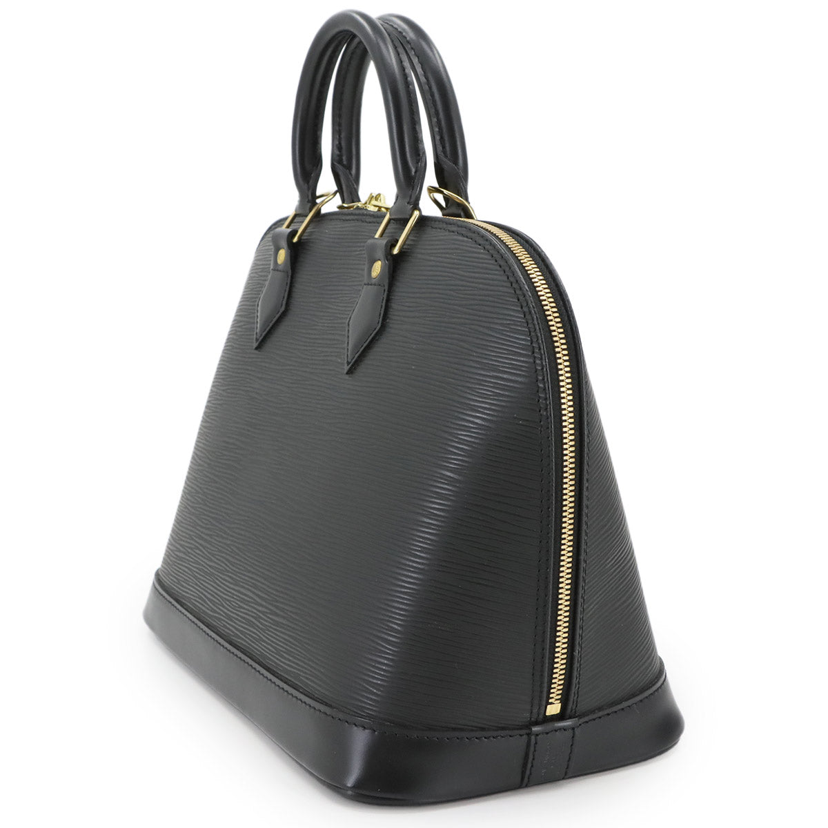 Epi Alma PM Hand Bag Leather Noir Black M52142 Purse