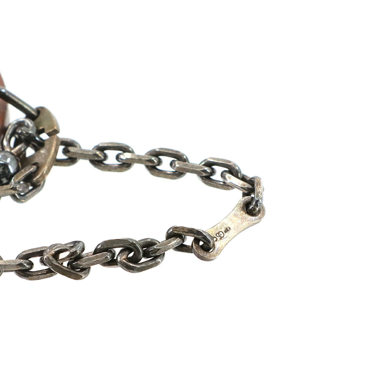 Animal Charm Monkey Leather Brown Accessory