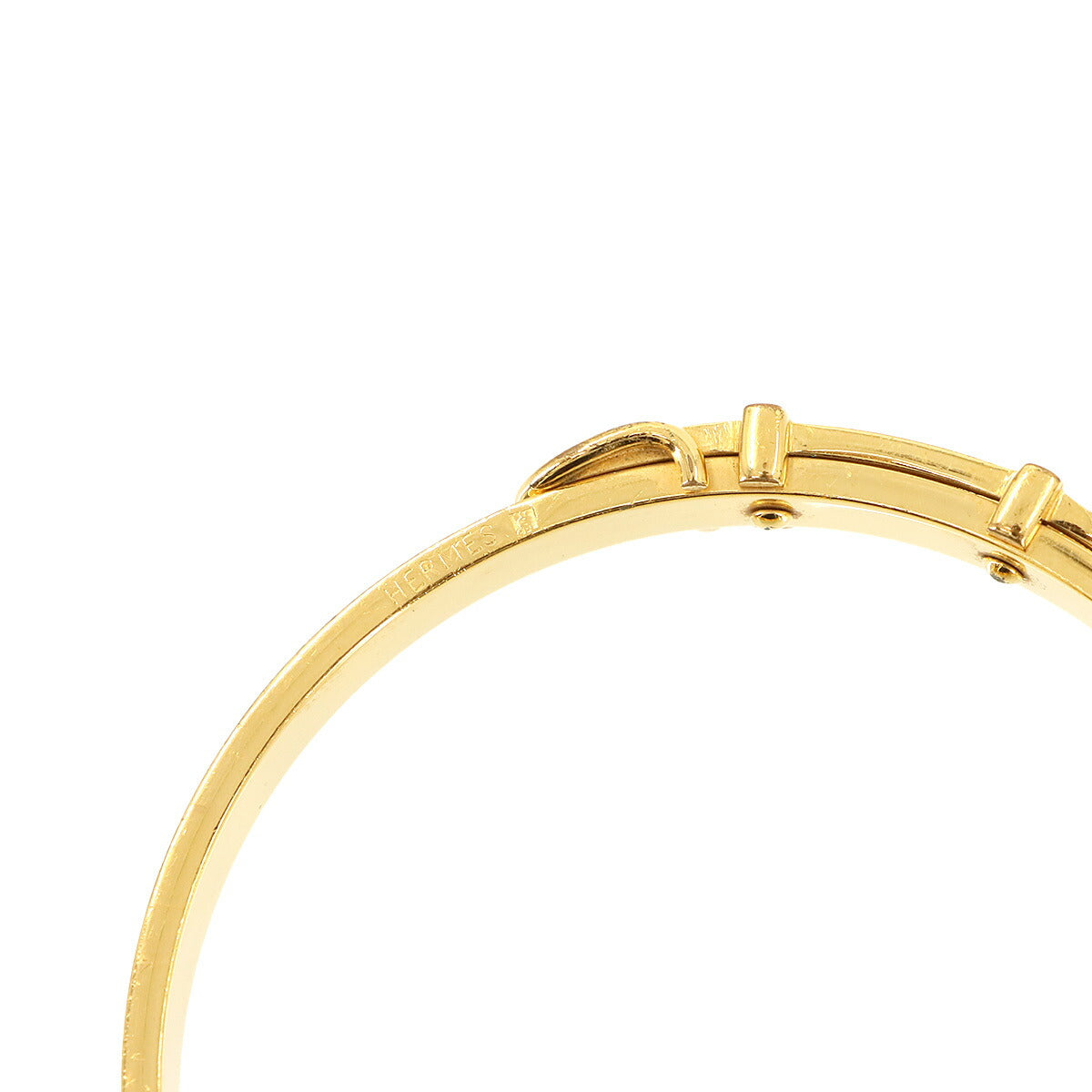 Belt Buckle Bangle Bracelet Leather Black Gold