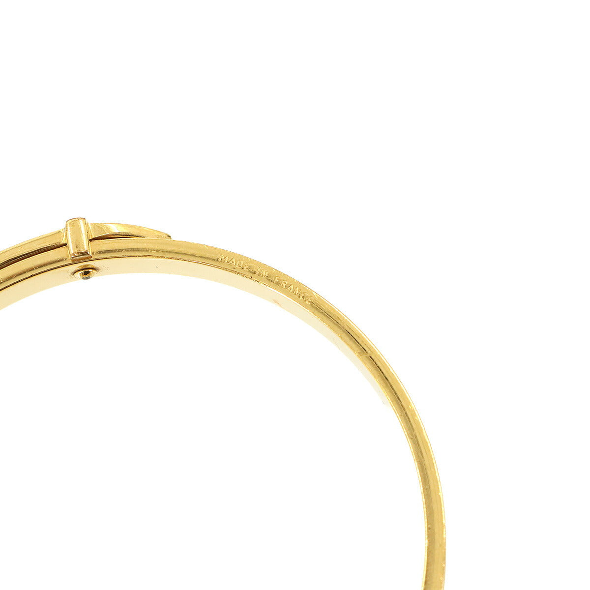 Belt Buckle Bangle Bracelet Leather Black Gold