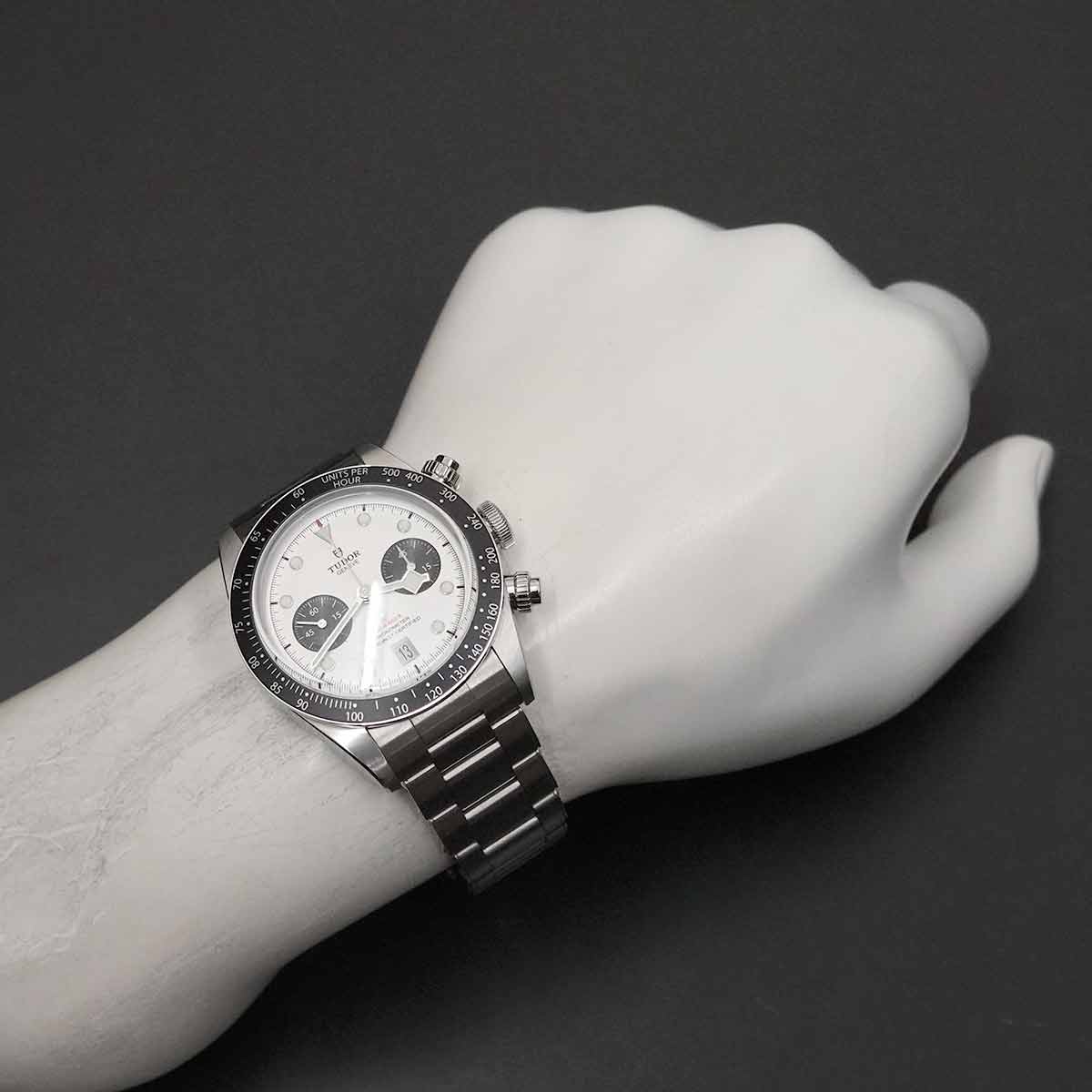 Black Bay Chronograph 79360N Automatic White Dial Mens Watch