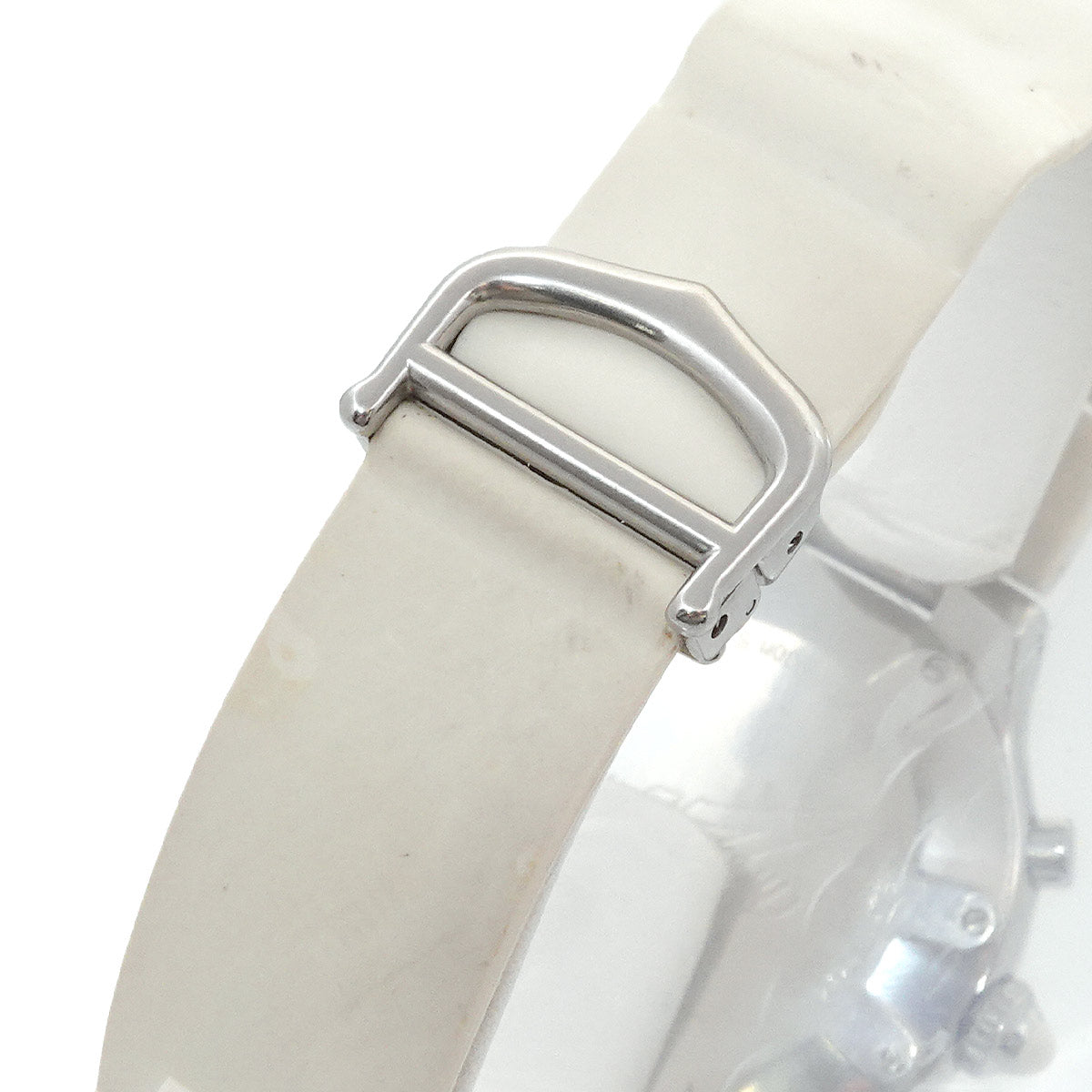 Must 21 Chronoscaph W10184U2 Date Quartz White Dial Mens