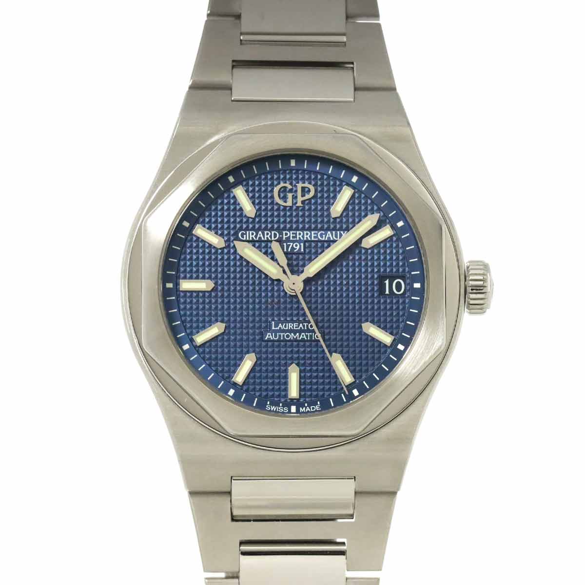 LAUREATO 81010 Automatic Mens Blue Dial Watch