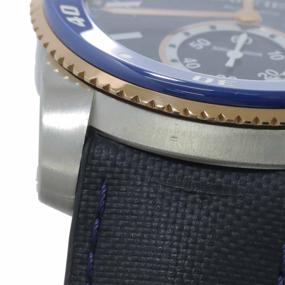 Calibre de cartier diver W2CA0008 Blue Dial 750 PG Mens