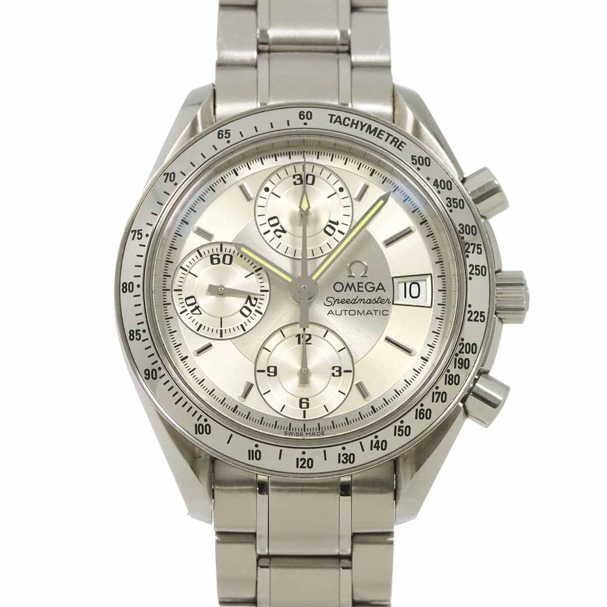 Speedmaster Date 3513 30 Chronograph Automatic Silver Dial Mens