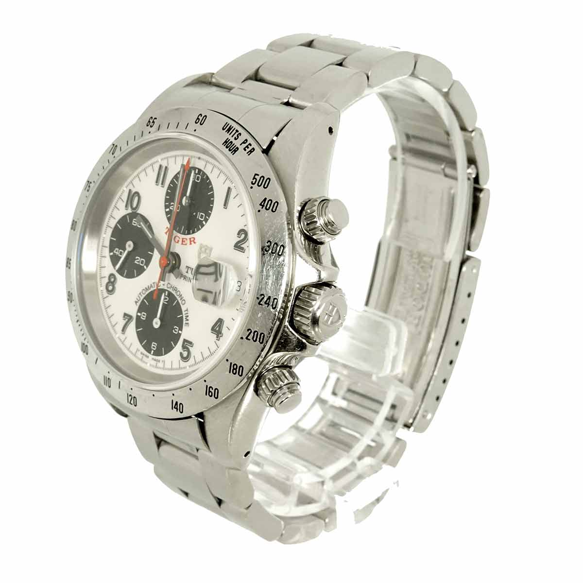 Chrono Time Tiger 79280 Date Automatic cream Dial Mens Watch