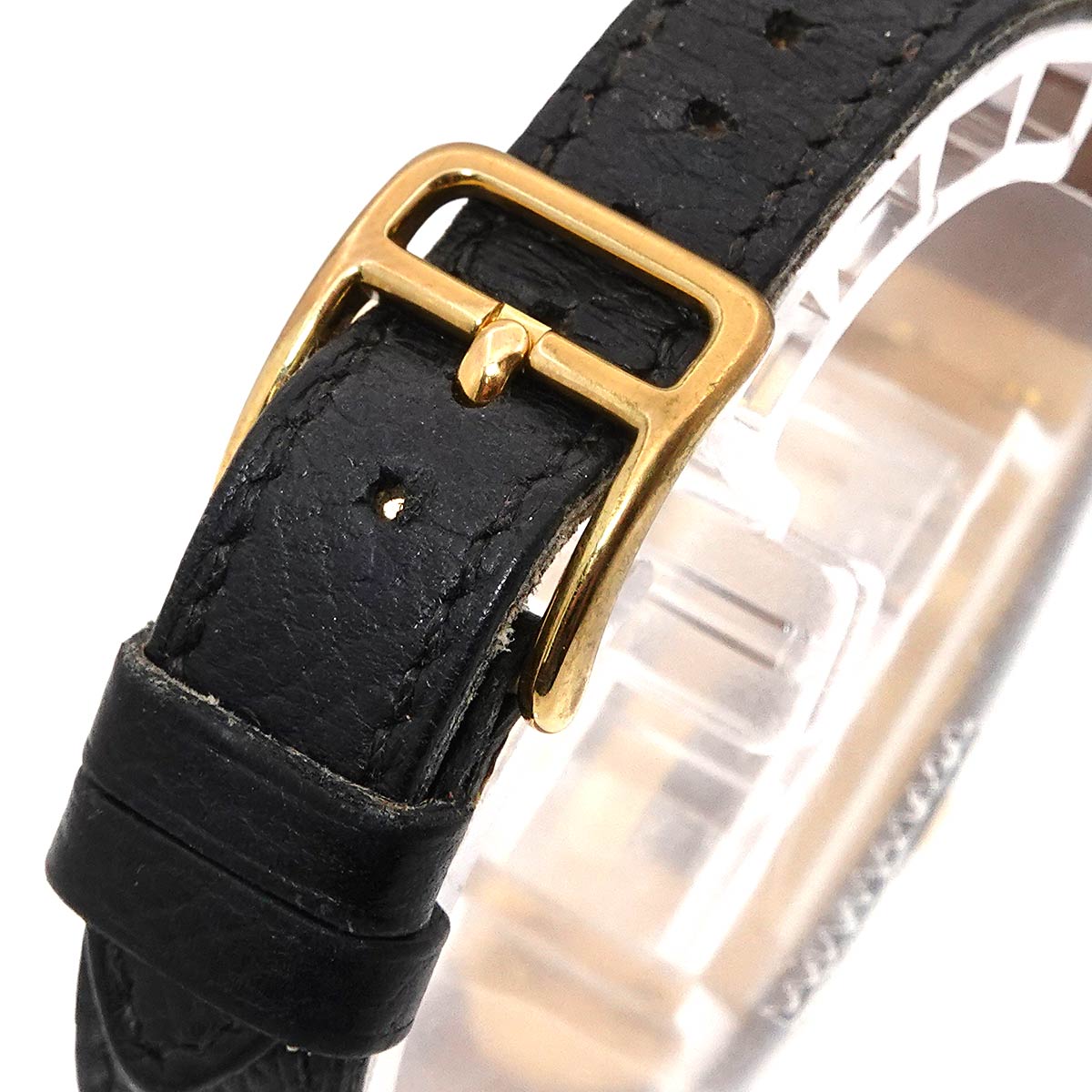 KELLY Watch Quartz Black Dial Leather Ladies Watch