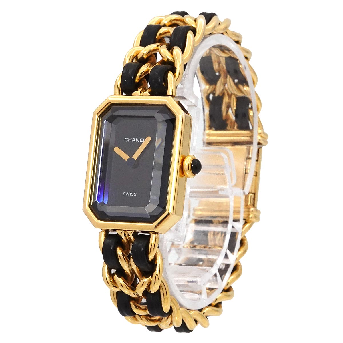 Premiere Size M H0001 Vintage Quartz Black Dial Ladies Watch