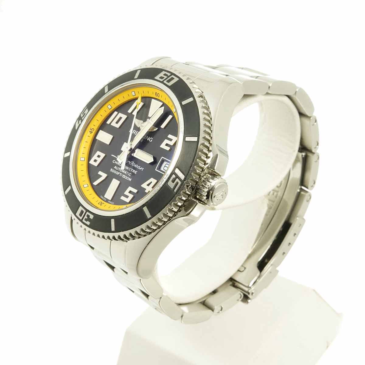 Super Ocean 42 A17364 Date Automatic Black Dial Mens Watch