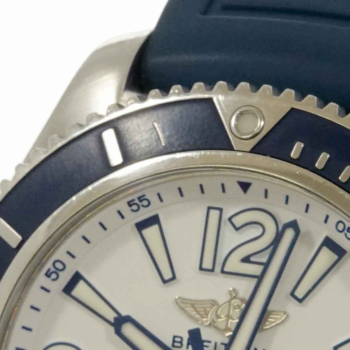 Super Ocean 42 A17366 Date Automatic White Dial Mens