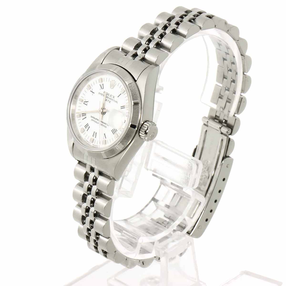 Oyster Perpetual Date 69190 Serial S Ladies White Dial