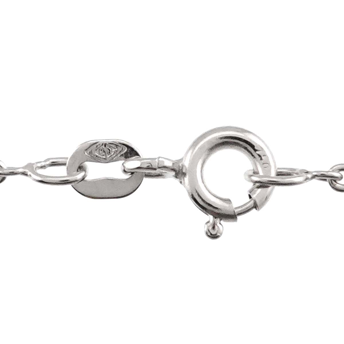 Diamond 1.24/0.30ct Necklace 18K White Gold 750