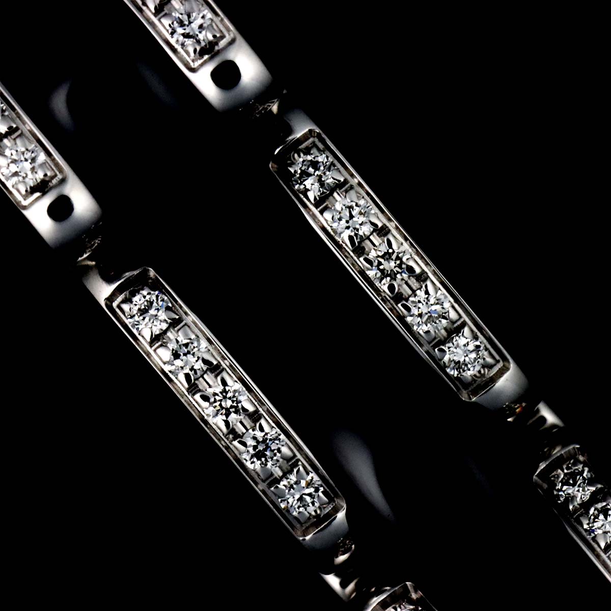 ULTRA MM Diamond Ring Ceramic 18K WG 750 Size60 8.75-9(US)