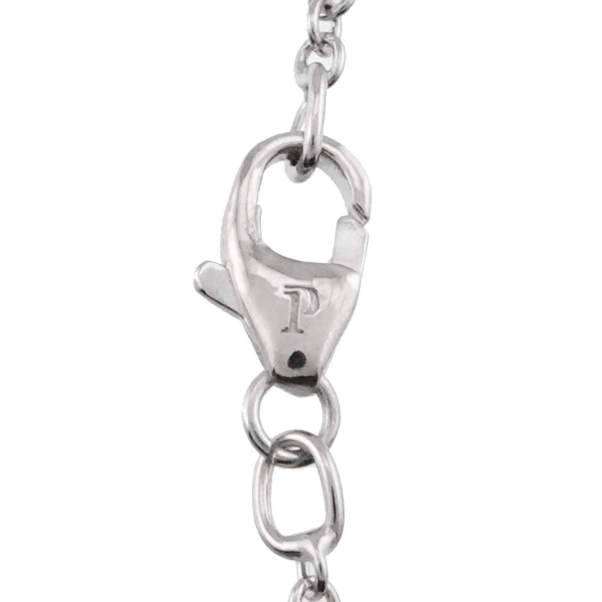 Diamond Necklace 18K White Gold 750