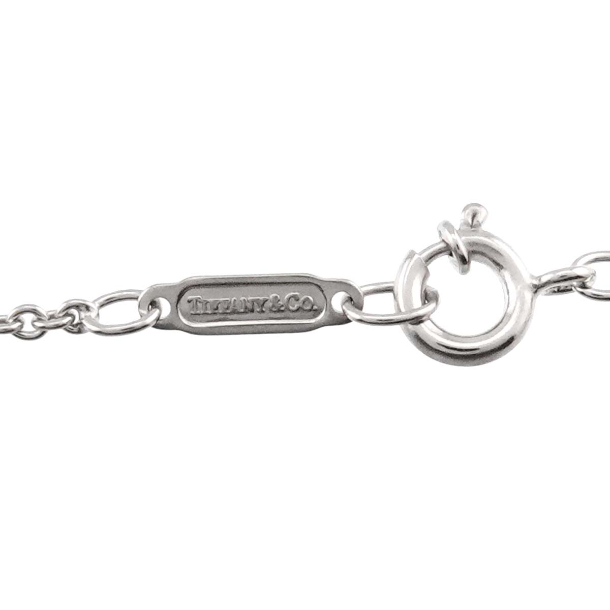 Heart Diamond Necklace 18K WG White Gold 750