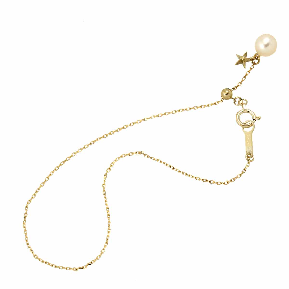 Akoya Pearl 5.6mm Bracelet 18K YG 750