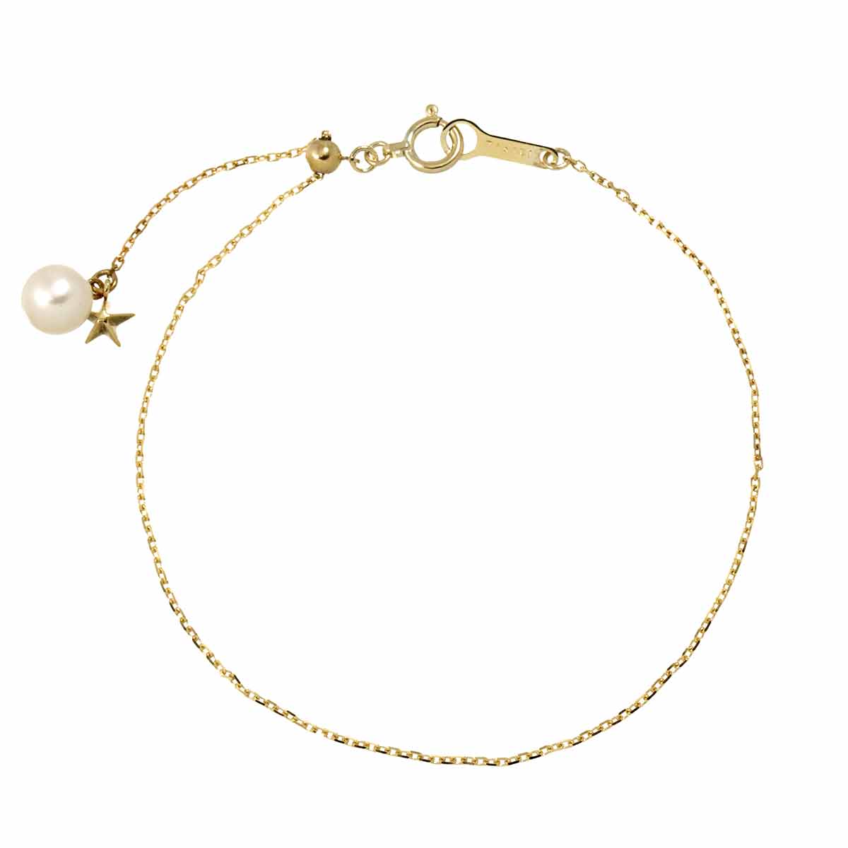 Akoya Pearl 5.6mm Bracelet 18K YG 750