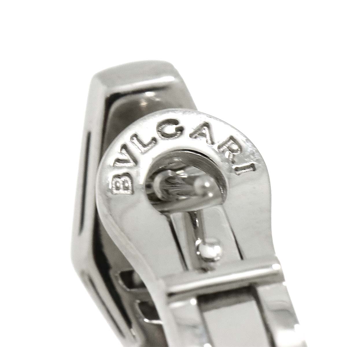 Serpenti Viper Diamond Earrings Pierced 18K White Gold 750