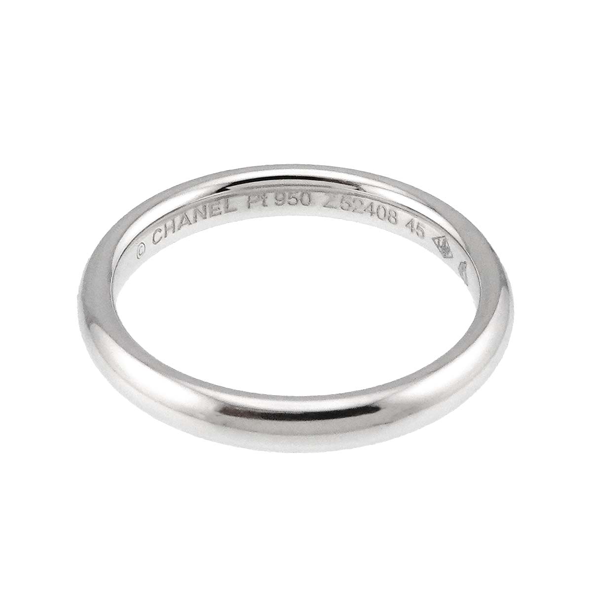 CHANEL Ring Platinum size61 3.25(US)