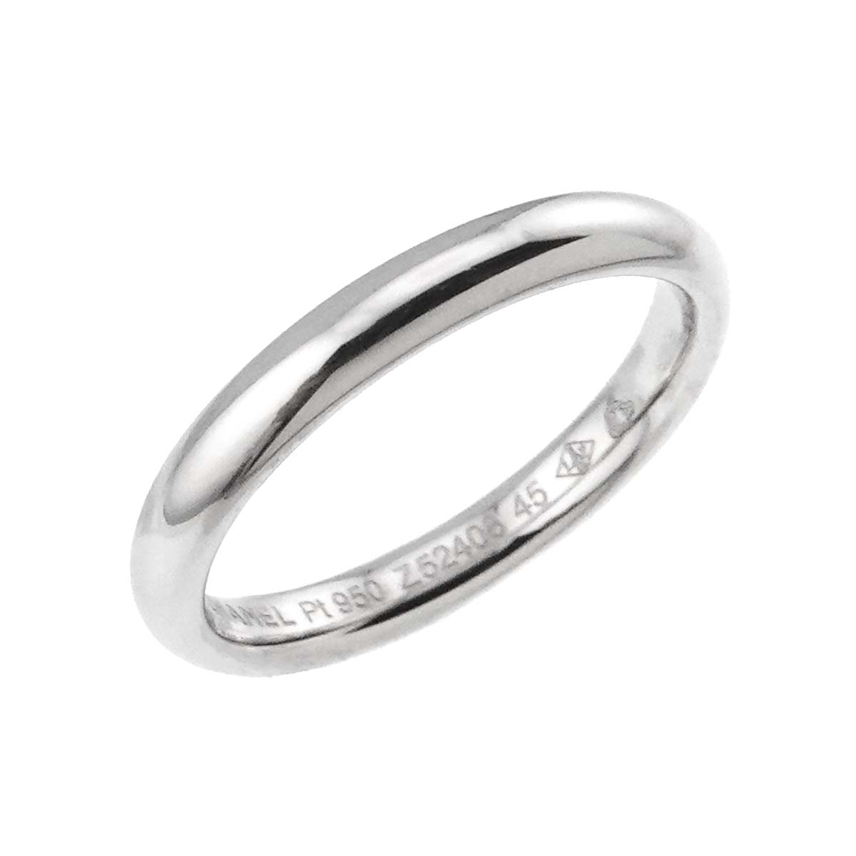 CHANEL Ring Platinum size61 3.25(US)