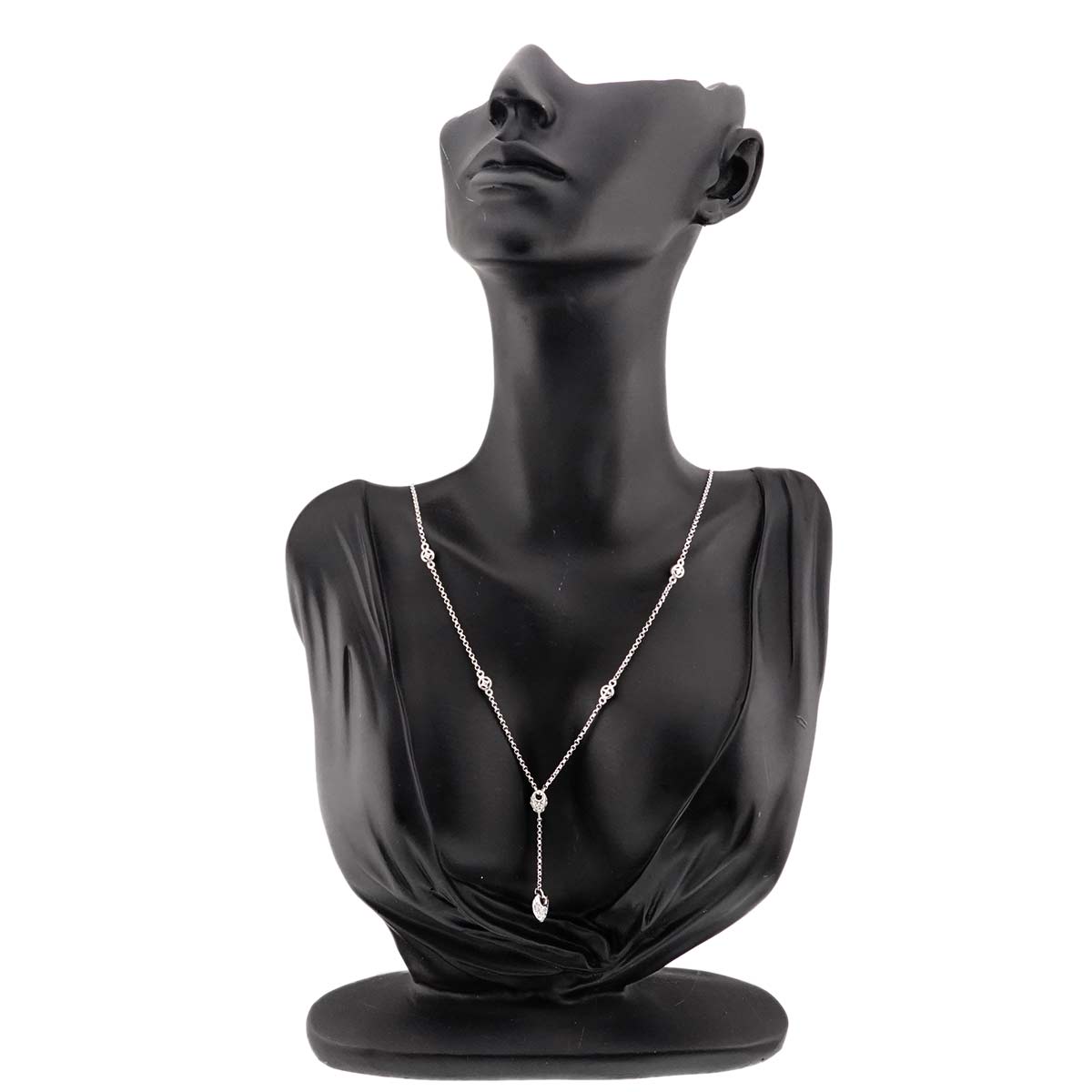 Diamond 0.25ct Necklace 18K WG 750 Pt