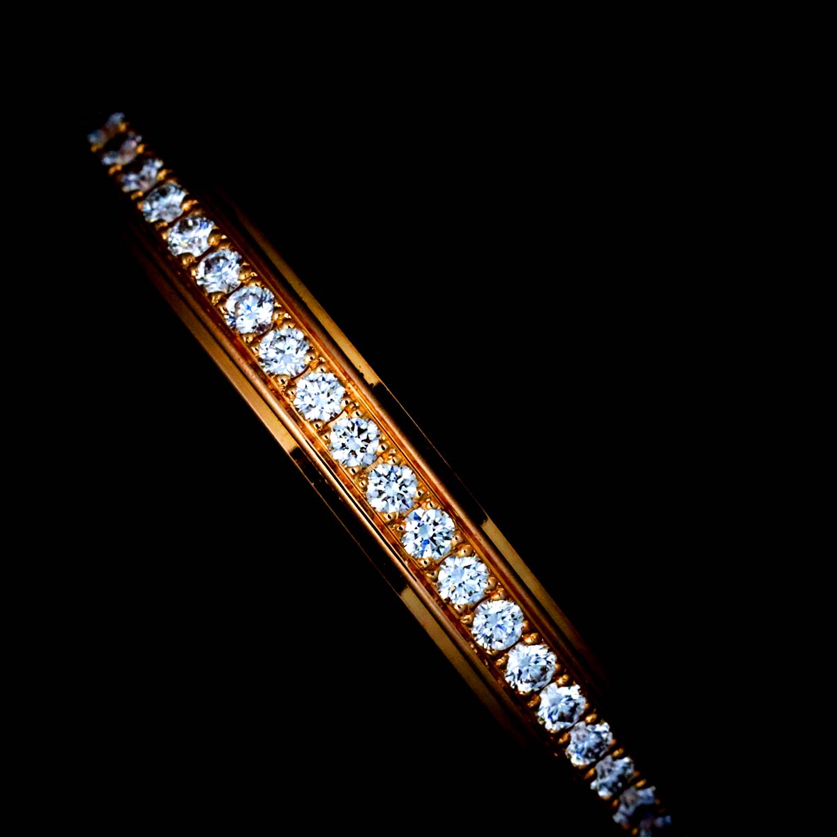 d'Amour Diamond Ring 18K PG 750 Size48 4.5(US)