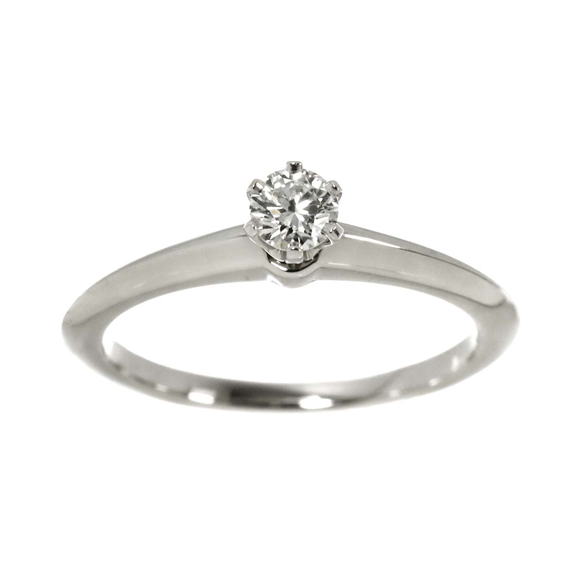 Diamond 0.21ct Ring Pt Platinum Size5.5-5.75(US)