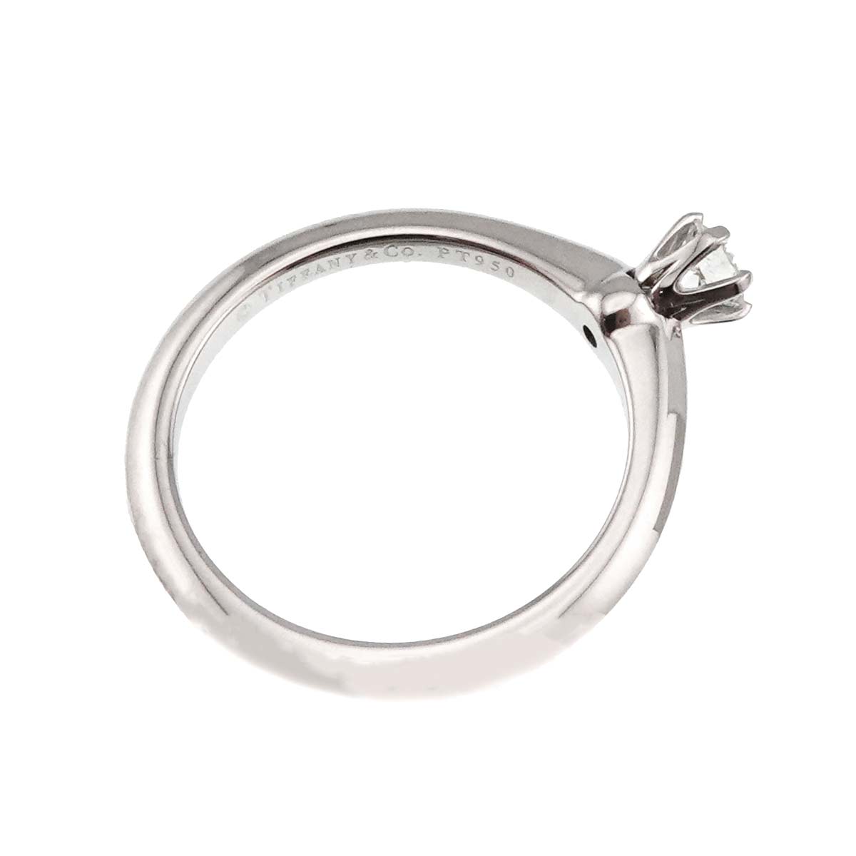 Diamond 0.21ct Ring Pt Platinum Size5.5-5.75(US)