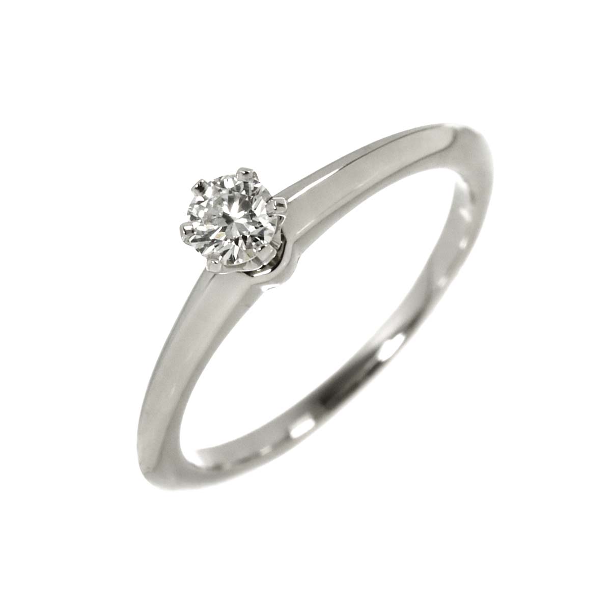 Diamond 0.21ct Ring Pt Platinum Size5.5-5.75(US)