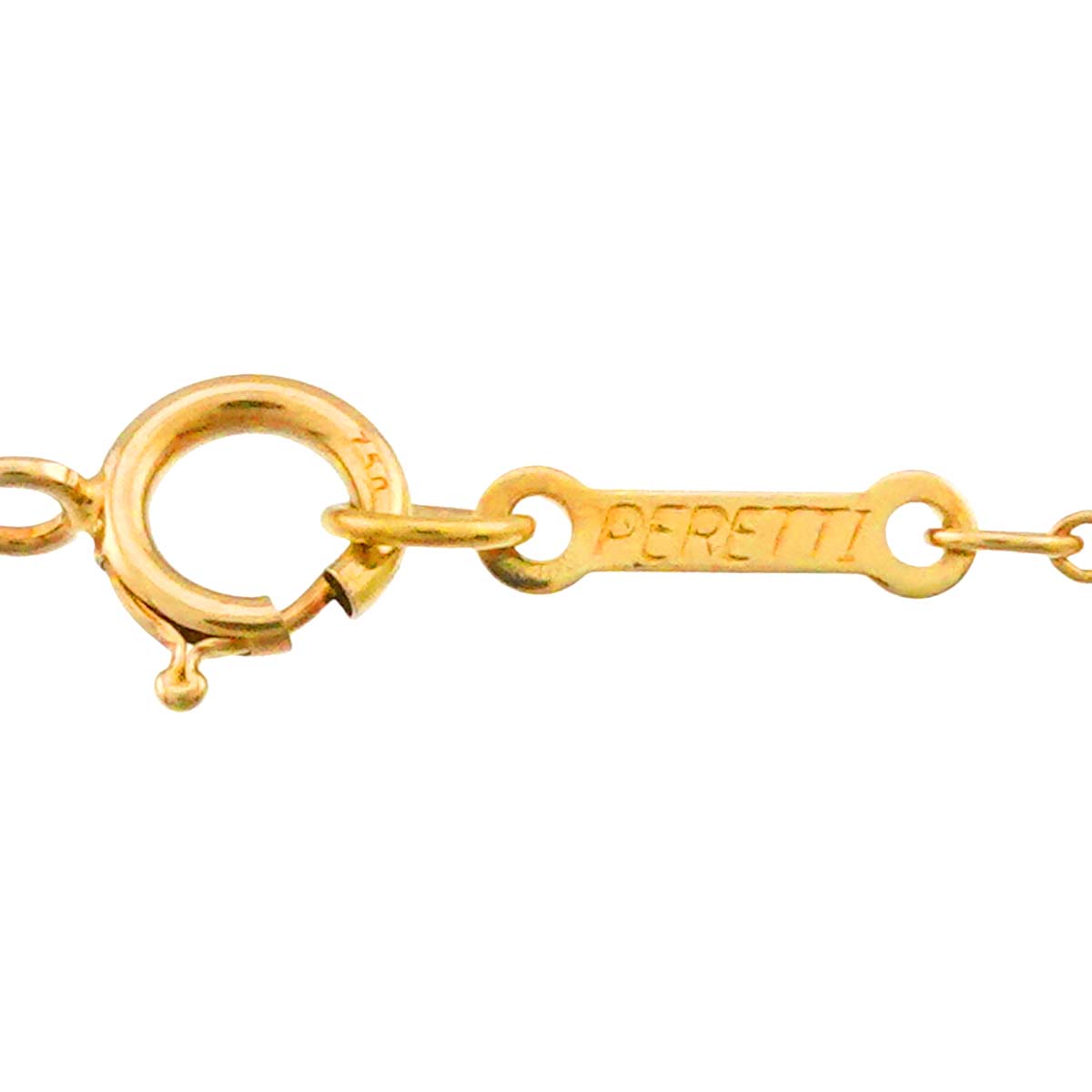 Bean Necklace 18K Yellow Gold 750