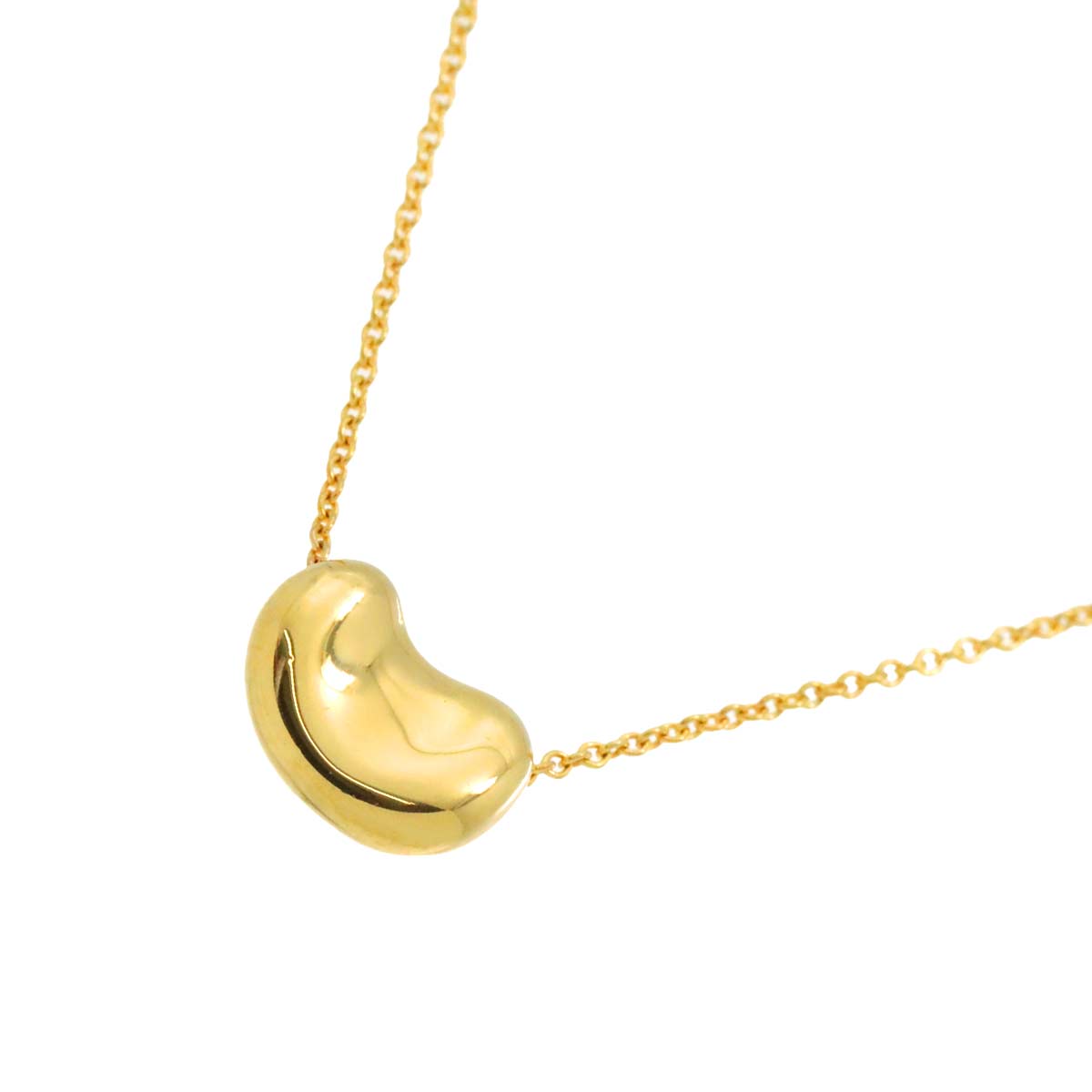Bean Necklace 18K Yellow Gold 750