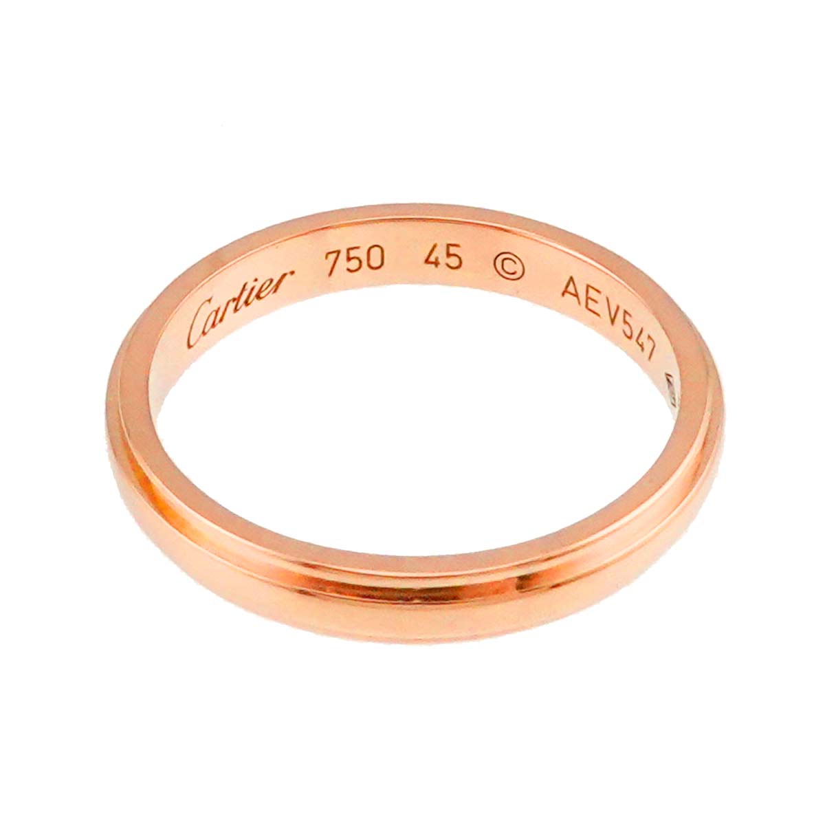 Cartier d'Amour Diamond Ring 18K PG 750 Size45 3.25(US)