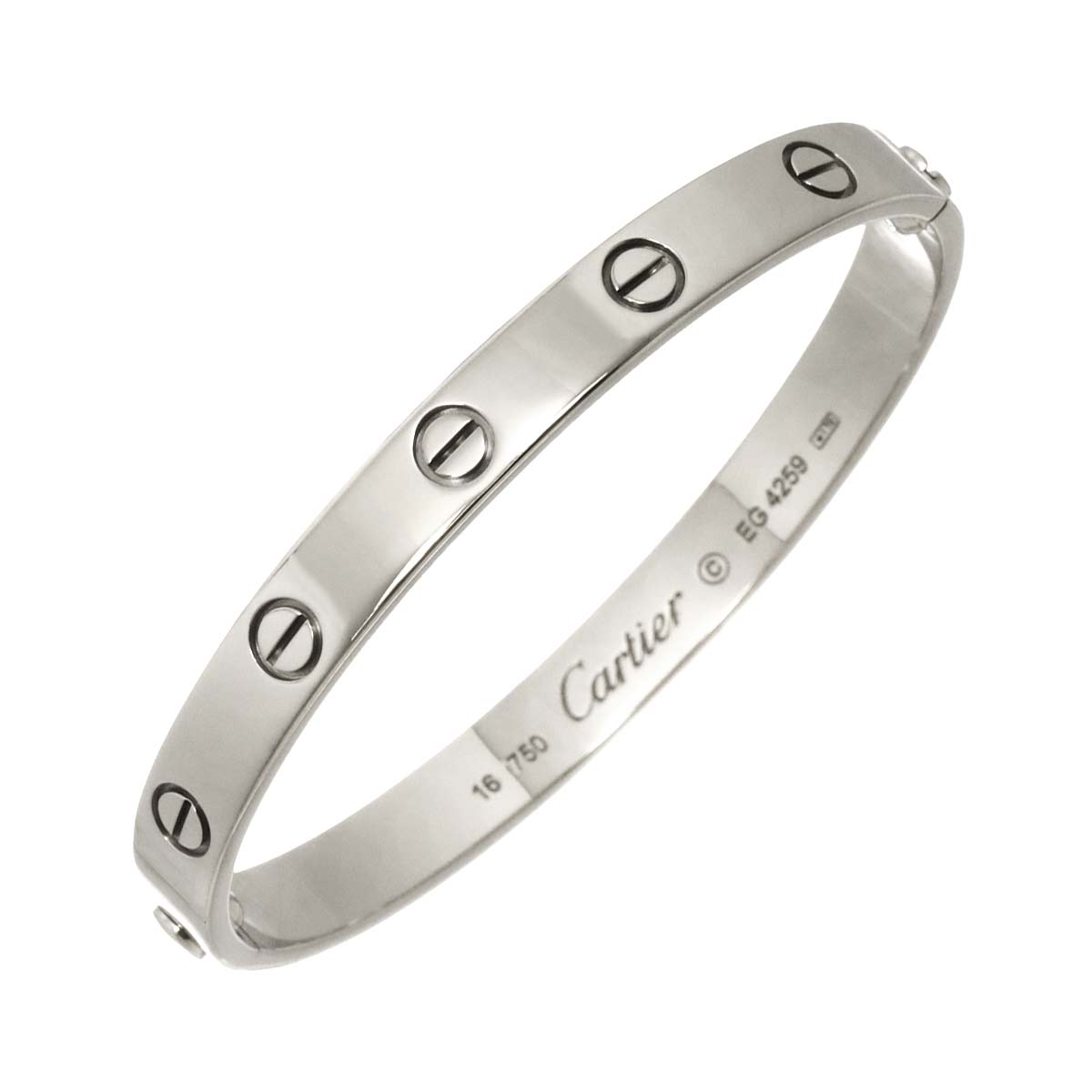 Love Bracelet 18K White Gold 750 Size16