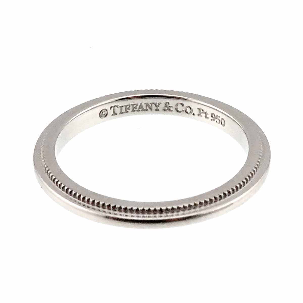 Milgrain Band Ring Pt Platinum Size3.25(US)
