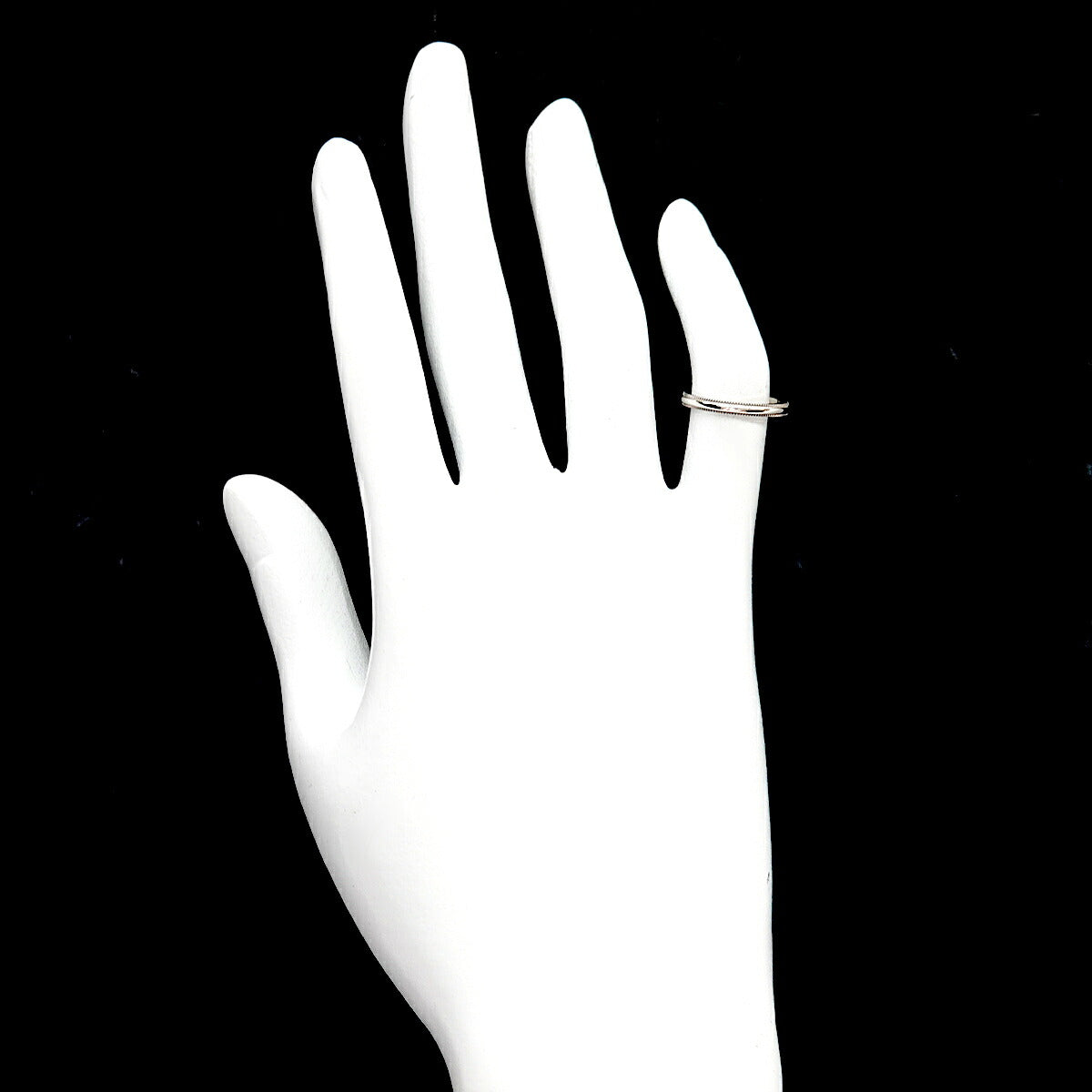 Milgrain Band Ring Pt Platinum Size3.25(US)