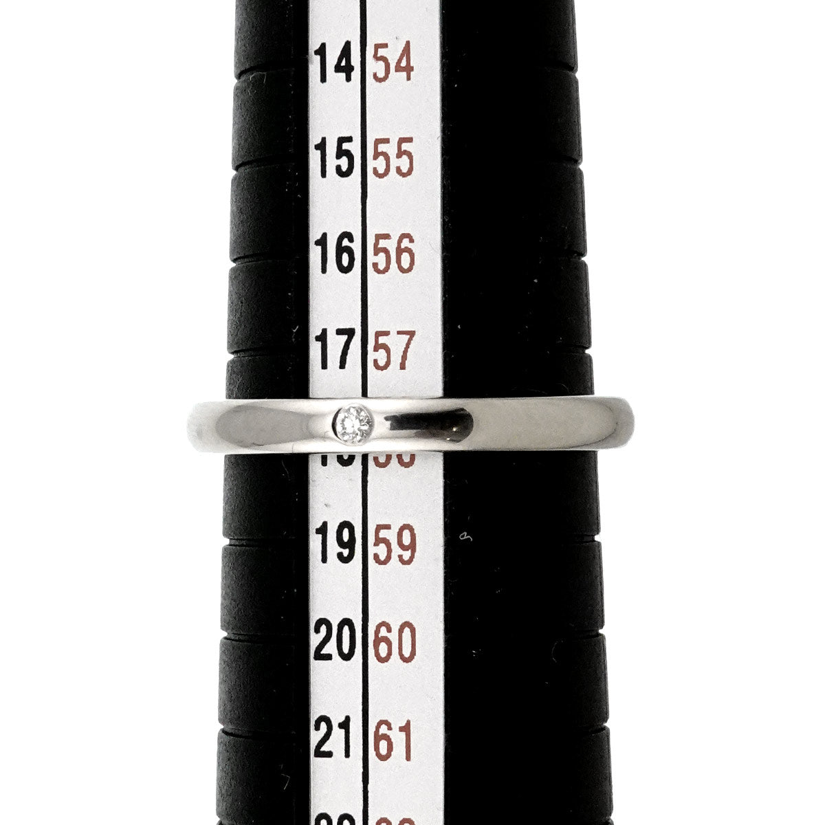 Stacking Diamond Ring Platinum size8.25(US)