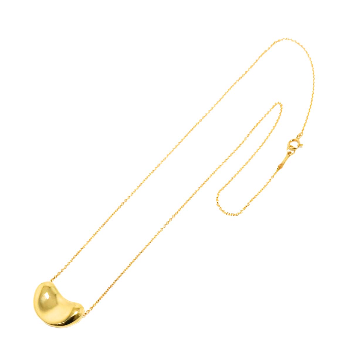 Bean Necklace 18K Yellow Gold 750
