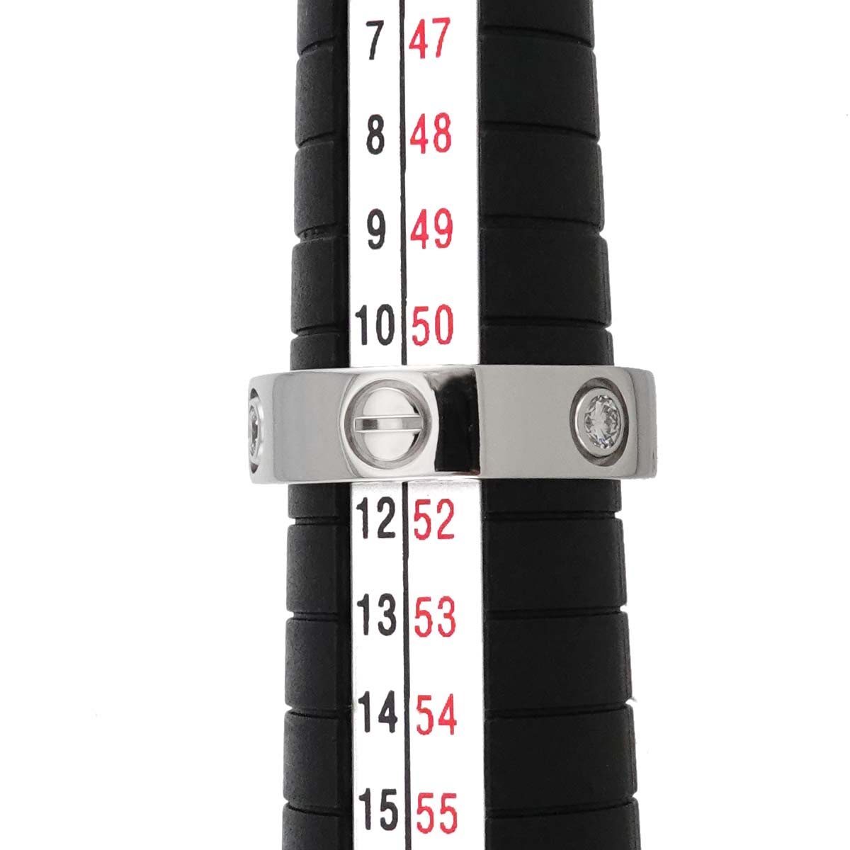 Love Ring Diamond 3P 18K White Gold size51 5.25-5.5(US)