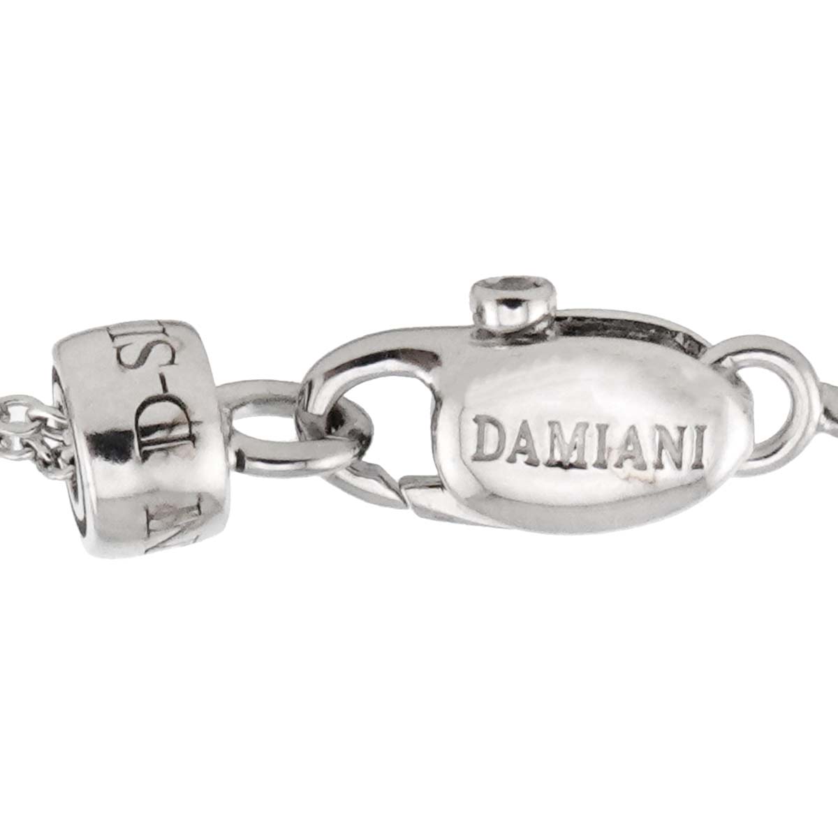 D-SIDE Diamond Necklace 18K White Gold 750